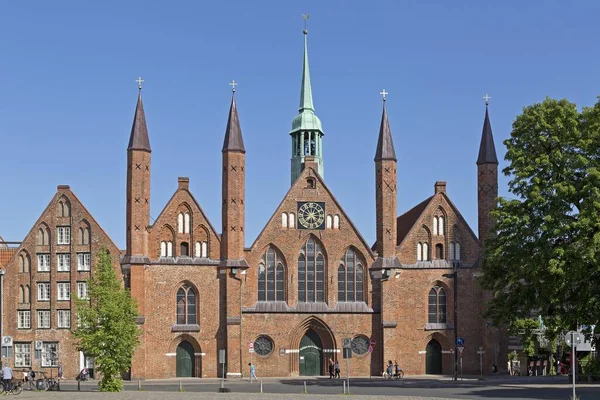 Heiligen Geist Ziekenhuis Lbeck Sleeswijk Holstein Duitsland Europa — Stockfoto