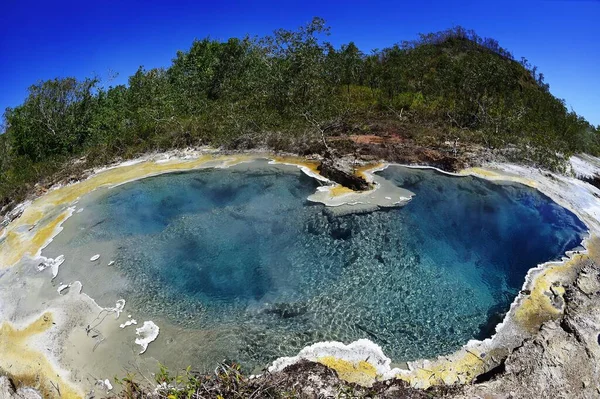Dei Dei Hot Springs Wyspa Ferguson Milne Bay Alotau Papua — Zdjęcie stockowe