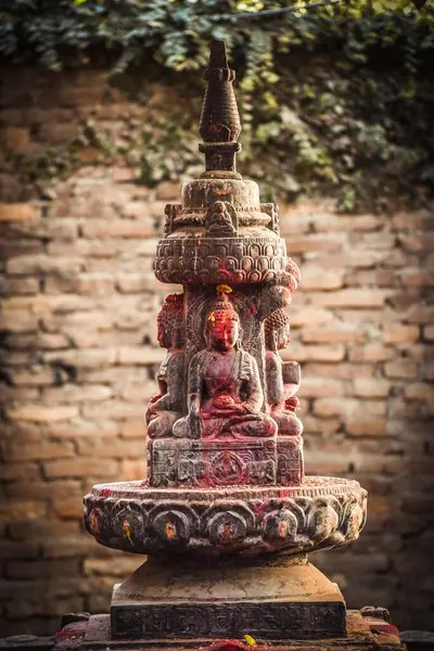 仏教の石の祭壇 パタン カトマンズ渓谷 ヒマラヤ地方 ネパール アジア — ストック写真