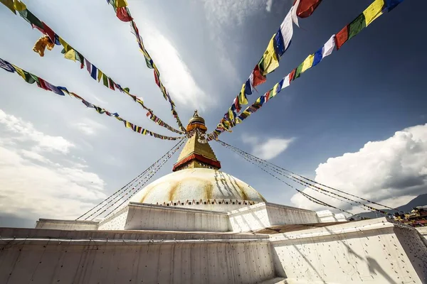 Stupa Von Boudhanath Boudha Katmandou Népal Asie — Photo