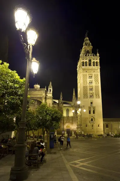 Cathedral Giralda Tower Seville Andalucia — Stock Photo, Image