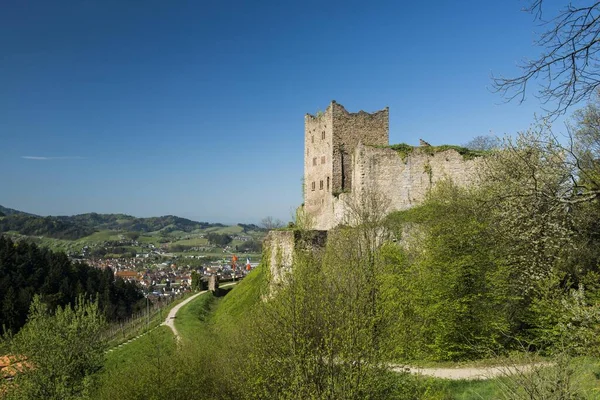 Ruine Neu Schauenburg Castle Ruins Oberkirch Ortenau Black Forest Baden — Stock Photo, Image