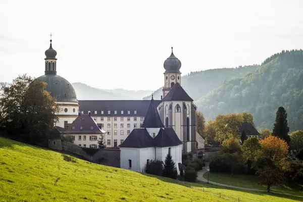 Trudpert Monastery Mnstertal Staufen Baden Wrttemberg Black Forest Germany Europe — Stock fotografie