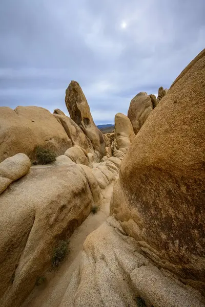 Rock Formations Monzogranite Formation Arch Rock Nature Trail White Tank — Stock Photo, Image