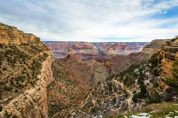 View Gorge Grand Canyon Bright Angel Trail Usa North America — Stock Photo, Image