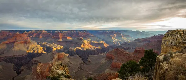 Gola Del Grand Canyon Fiume Colorado Vista Dal Bordo Della — Foto Stock