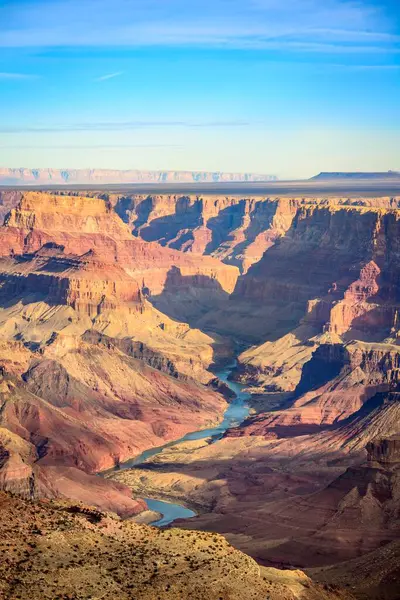 Canyon Landscape Gorge Grand Canyon Colorado River Eroded Rock Landscape — Stock Photo, Image