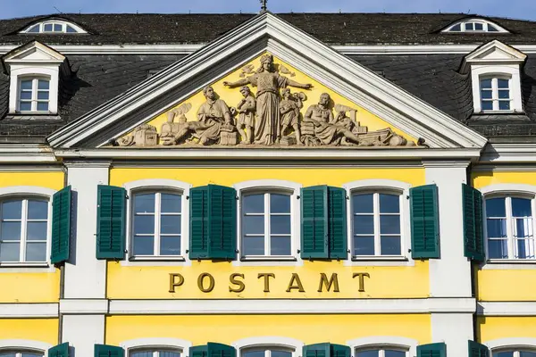 Gables Main Post Office Fuerstenberg Palace Bonn North Rhine Westphalia Royalty Free Stock Photos
