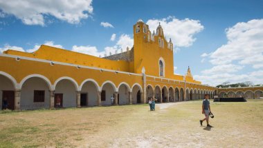 Monastery San Antonio de Padua, Izamal, Yucatan, Mexico, Central America clipart