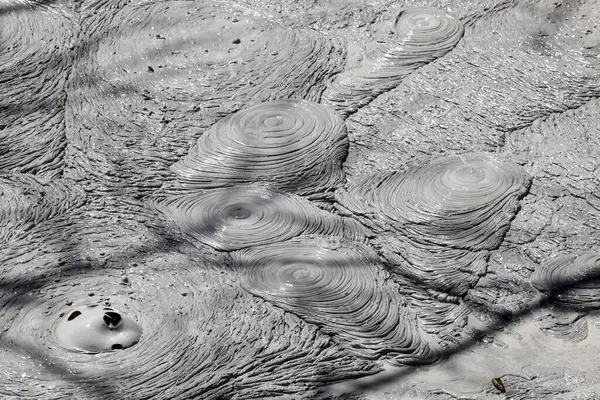 stock image Fumarole with bubbling grey mud, Rincon de la Vieja National Park, Guanacaste Province, Costa Rica, Central America