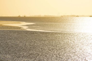 Wadden Sea off Juist Island, East Frisian Island, East Frisia, Lower Saxony, Germany, Europe clipart