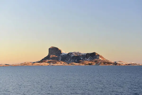 stock image Rock formation Rdylva on the island Rydya, Nordland, Norway