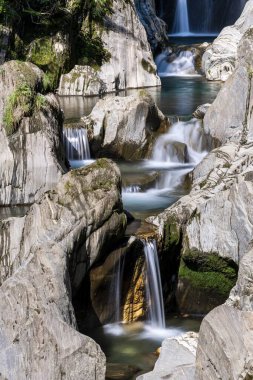 Waterfall in the Groppenstein Gorge, Mlltal, Hohe Tauern National Park, Carinthia, Austria, Europe  clipart