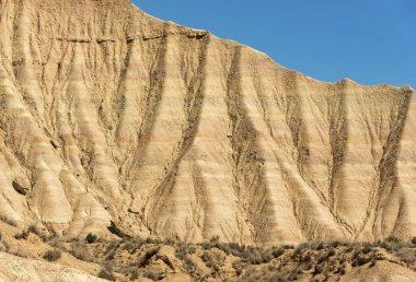 Cabezo de las Cortinillas, Bardenas Reales Desert, Navarre, Spain, Europe clipart