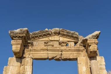 Cathedral Entrance, Jerash, Jordan, Asia clipart