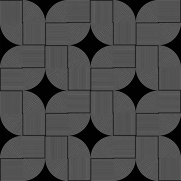 Geometrisk Sömlös Mönster Vektor Bild Stockillustration