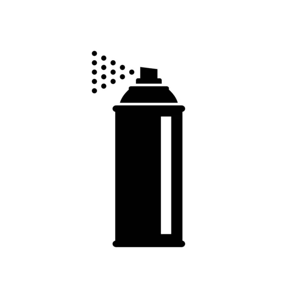 Spraydose Vektor Symbol Auf Weißem Hintergrund — Stockvektor