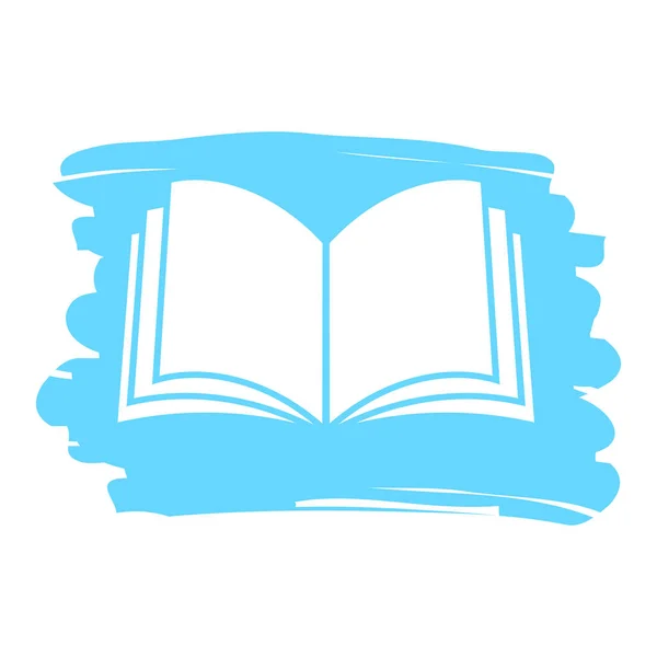Book Vector Icon White Background — Stock Vector
