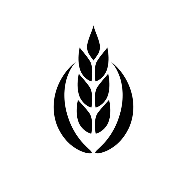 Getreidevektorsymbol Auf Weißem Hintergrund — Stockvektor