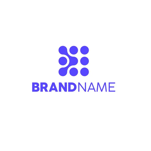 Araştırma bilimi için tıbbi logot teknolojisi laboratuvar molekülü..