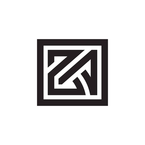 Carta Inicial Logotipo Design Modelo Vetor —  Vetores de Stock