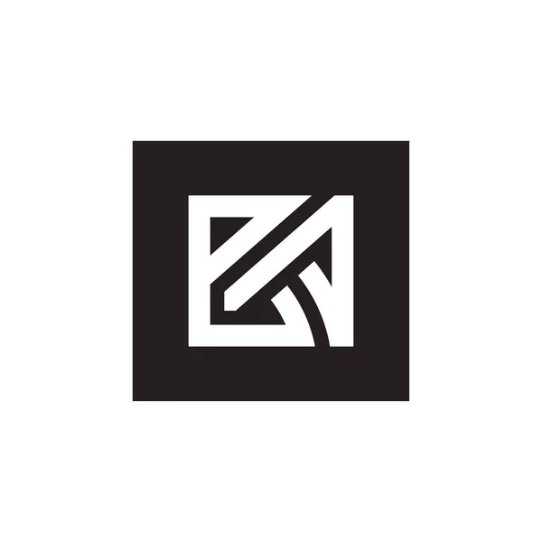 頭文字のBaロゴデザインテンプレート要素 — ストックベクタ