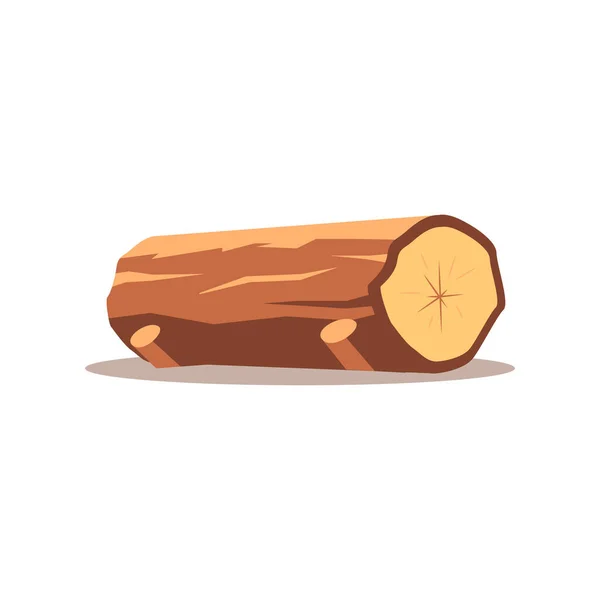 Tree Log Madeira Tronco Vetor Ilustração Design Modelo Elementos — Vetor de Stock