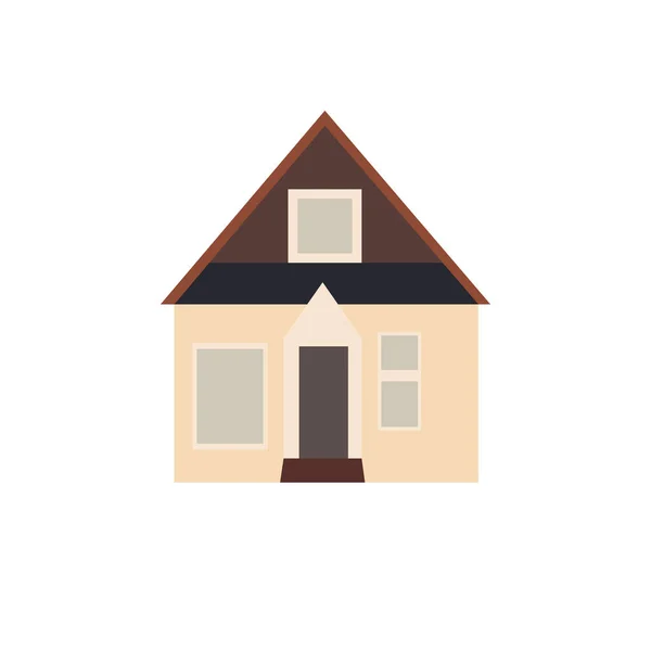 Ház Ikon Illusztráció Otthon Grafikus Elem Vektor Kép — Stock Vector