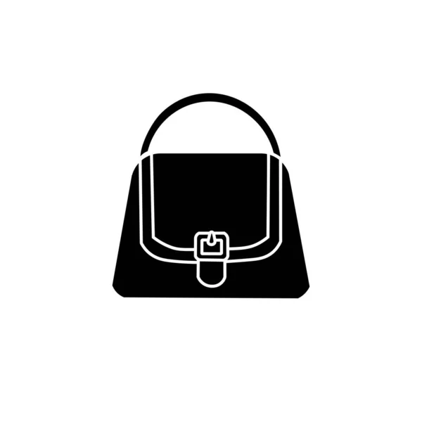 Frauen Handtasche Silhouette Vektor Illustration Design — Stockvektor