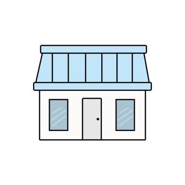 Basit depolama vektör illüstrasyon tasarım elemanları