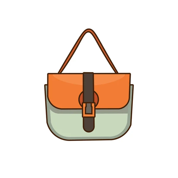 Women Sling Bag Icon Design Woman Bag Cartoon Style Vector — Stock Vector