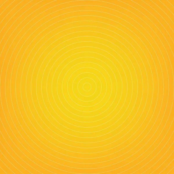 Abstrakter Kreis Gelb Orange Radiale Farbverlauf Hintergrund Vektorillustration Design Vorlage — Stockvektor