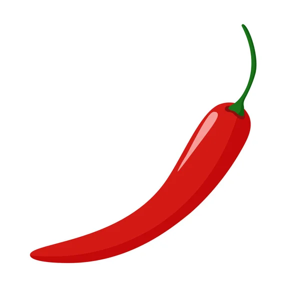 Červená Chilli Paprika Ručně Kreslené Kajenský Pepř Zelenina Cabe Merah — Stockový vektor