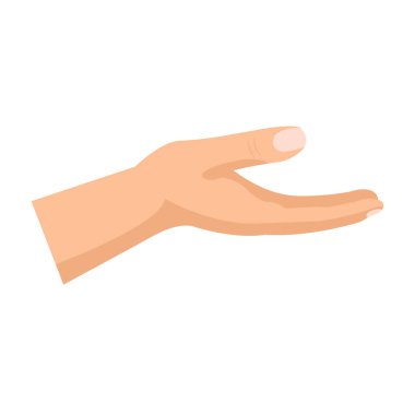 Dikkat ya da destek el hareketi klipsi sanatı, el işareti klipsi klipsi, elle hareket vektörü illüstrasyonu, paylaşım ve ilgili resim