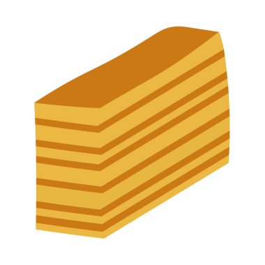 Kue lapis yasal vektör illüstrasyonu, lapis yasal kek ikonu sanat görüntüsü, Endonezya geleneksel tatlı tatlısı, yerel atıştırmalık gıda Endonezyası