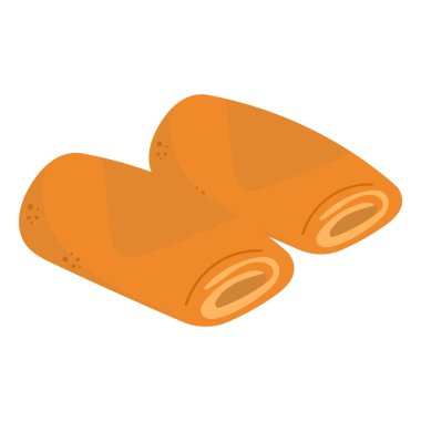 Lumpia goreng vektör illüstrasyonu, Endonezya geleneksel sokak yemekleri, lumpia sermarang ikonu, lumpia clip art, jadana pasar kue geleneksel clipart image