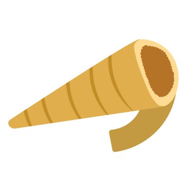 Gambar kue clorot vektör çizimi, celorot kek ikonu resim klipslemesi. Cerorot ya da jerurut dumbek clipart, jadana geleneksel kue basah, Endonezya geleneksel tatlı tatlısı, yerel aperatif gıda Endonezyası