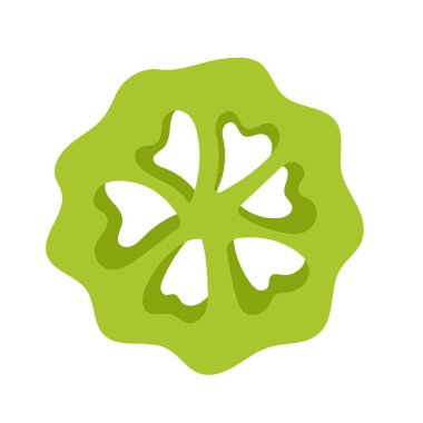 Kue kembang goyang ikon vektör illüstrasyonu, kue kembang loyang klipsli resim, kue roda clipart, kue seroja veya saroja beyaz arkaplanda izole edilmiş