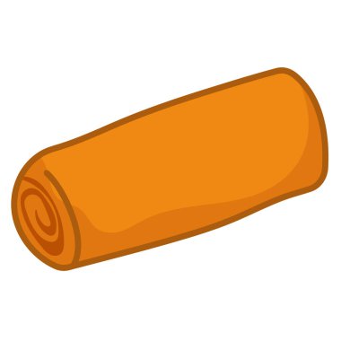 Lumpia vektör simgesi, risol illüstrasyonu, kue risol klipsleme sanatı, sosis solo klibi görüntüsü, Endonezya 'dan geleneksel aperatif, Endonezya geleneksel yemek