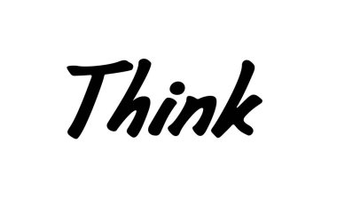 Kelimeler el yazısı vektör çizimi, el çizimi harfler, yazı kaligrafisini düşünün