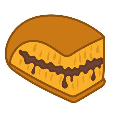 Martabak manis vektör sanatı, Endonezya sokak yemekleri, terang bulan illüstrasyonu, gambar martabak manis kartun, jadyan makanan lokal Endonezya