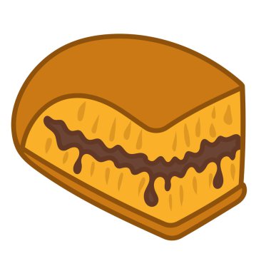 Martabak manis vector art, indonesian street food, terang bulan illustration, gambar martabak manis kartun, jajanan makanan lokal indonesia clipart