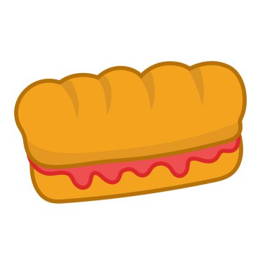 Roti gembong vektör çizimi, roti gembul klip sanatı, gambar roti gembong kartun, Endonezya 'dan geleneksel aperatif, Endonezya geleneksel ekmeği