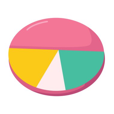 Renkli pasta grafiği çizelgesi çizimi, turta grafik simgesi, pasta grafiği klipsi sanatı, daire çizelgesi clipart