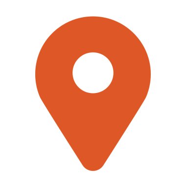 Harita imleci simgesi, kırmızı konum pin sembolü, konum klipsi sanatı, harita işaretleyici işareti, GPS konum konum sembolü çizimi, iğne noktası logo düz tasarım resmi, harita raptiyesi sanatı