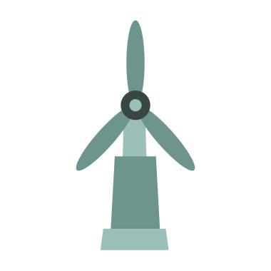 Rüzgar türbini simgesi düz illüstrasyon, klipsli sanat rüzgar türbini, yel değirmeni klipsi sanatı, klipsli sanat yel değirmeni, sürdürülebilirlik düz illüstrasyon, yenilenebilir enerji vektör sanatı