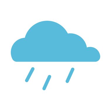 Bulut yağmuru ikonu düz tasarım çizimi, yağmur klipsi sanatı, yağmur klip sanatı, yağmur bulutu klipsi sanatı