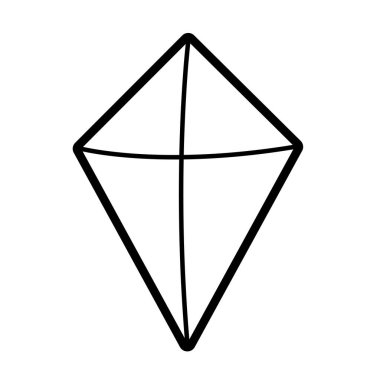 Uçurtma sanatı, klipsleme sanatı, siyah beyaz, uçurtma klipsi sanatı, layangan ya da layang layang clipart outline