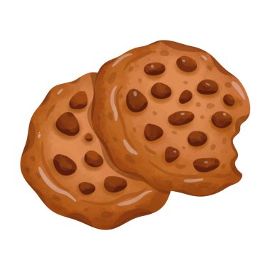 Kurabiye kesme sanatı, kurabiye kesme sanatı, bisküvi kesme sanatı, çikolata parçacıklı kurabiye, klipsli sanat bisküvileri, karikatür bisküvi çizim vektörü, el çizimi suluboya resim tarzı