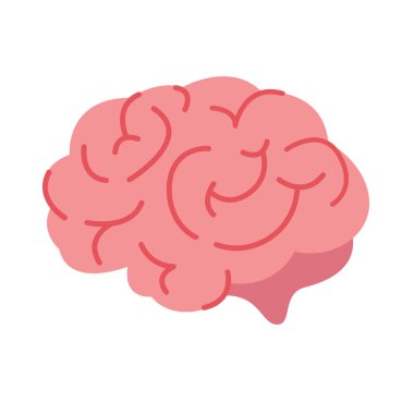 Beyin klipsi sanatı, beyin vektör grafiği, klipsleme sanatı, klipsleme sanatı, beyin sanatı, beyin fırtınası klipsi sanatı, beyaz arka planda izole edilmiş.